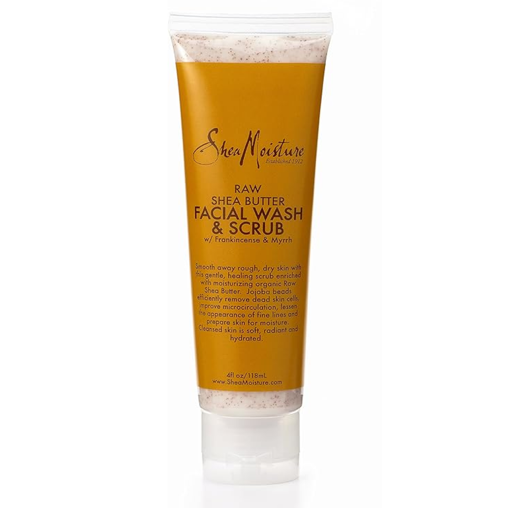 Shea Moisture Raw Shea Facial Wash & Scrub 4oz