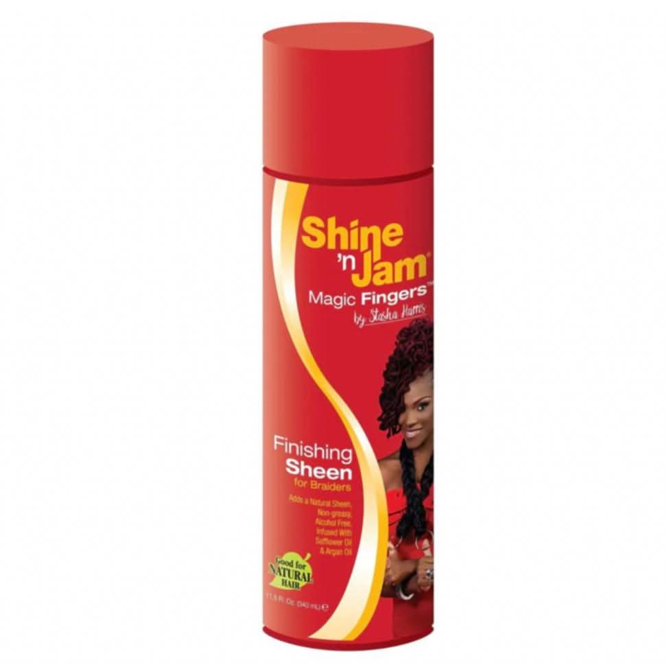 Shine 'n Jam Magic Finger Setting Finishing Sheen 340ml-Volumizing Spray-Aladin Beauty