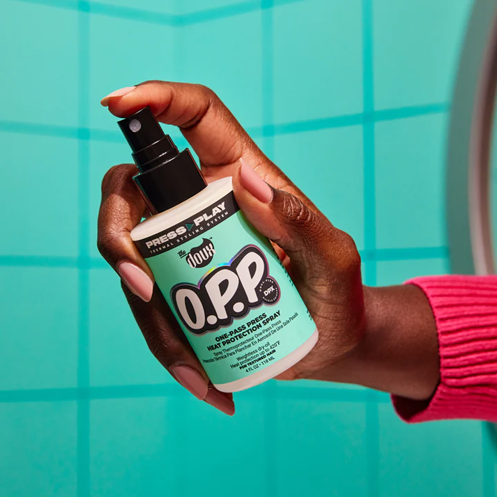 The Doux Press Play O.P.P. One Pass Heat Protectant Spray 118ml