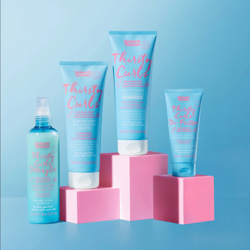 Umberto Giannini Thirsty Curls Curl Hydrating Shampoo 250ml-Moisturizing Shampoo-Aladin Beauty