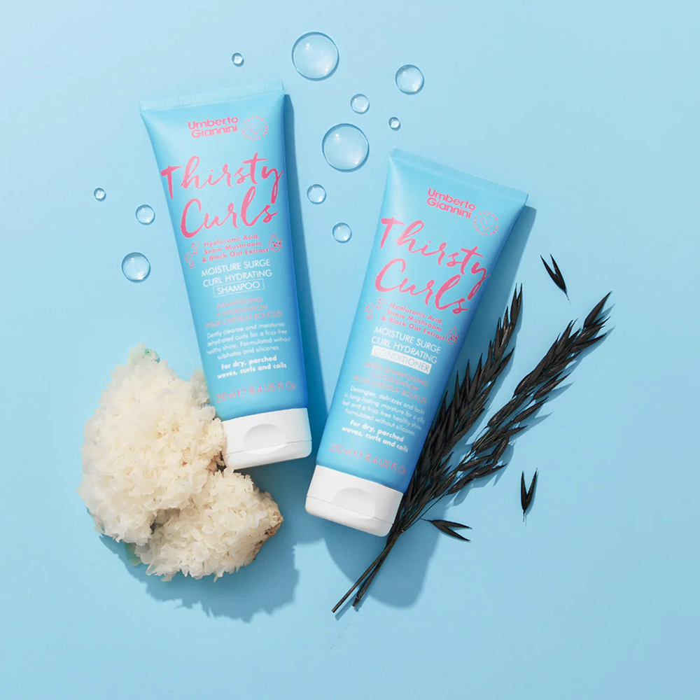 Umberto Giannini Thirsty Curls Curl Hydrating Shampoo 250ml-Moisturizing Shampoo-Aladin Beauty