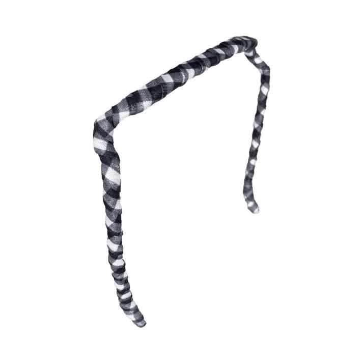 Zazzy Bandz Gingham in White and Black