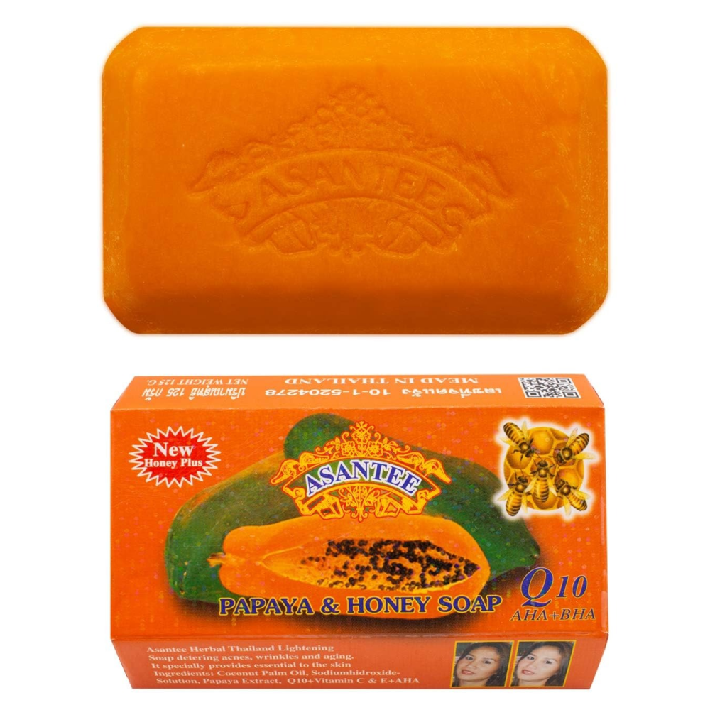 Asantee Papaya & Honey Soap 125g-All-Aladin Beauty