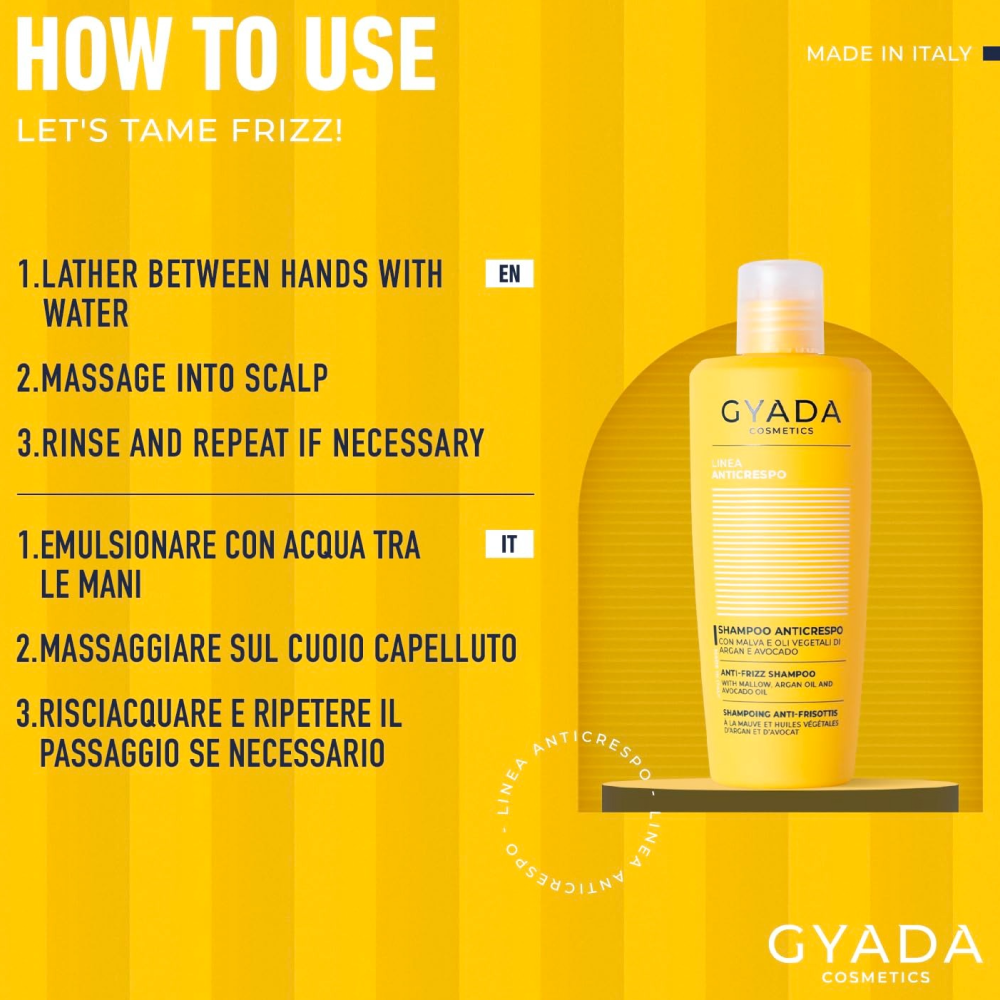 Gyada Anti-Frizz Shampoo 250ml-All-Aladin Beauty