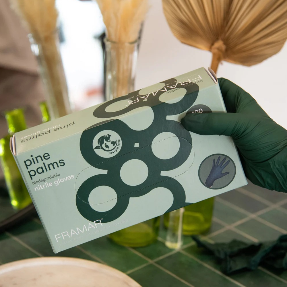 Framar Pine Palms Nitrile Gloves 100 Pieces