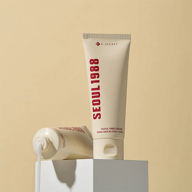 K-Secret Seoul 1988 Cream with 93% Snail Slime and Rice 100ml