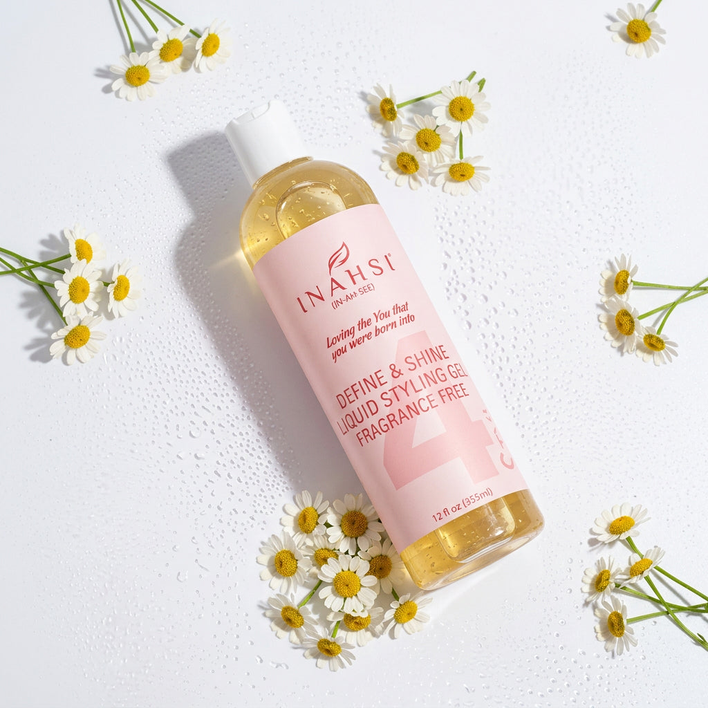 Inahsi Naturals Define & Shine Vloeibare Stylinggel Geurvrij