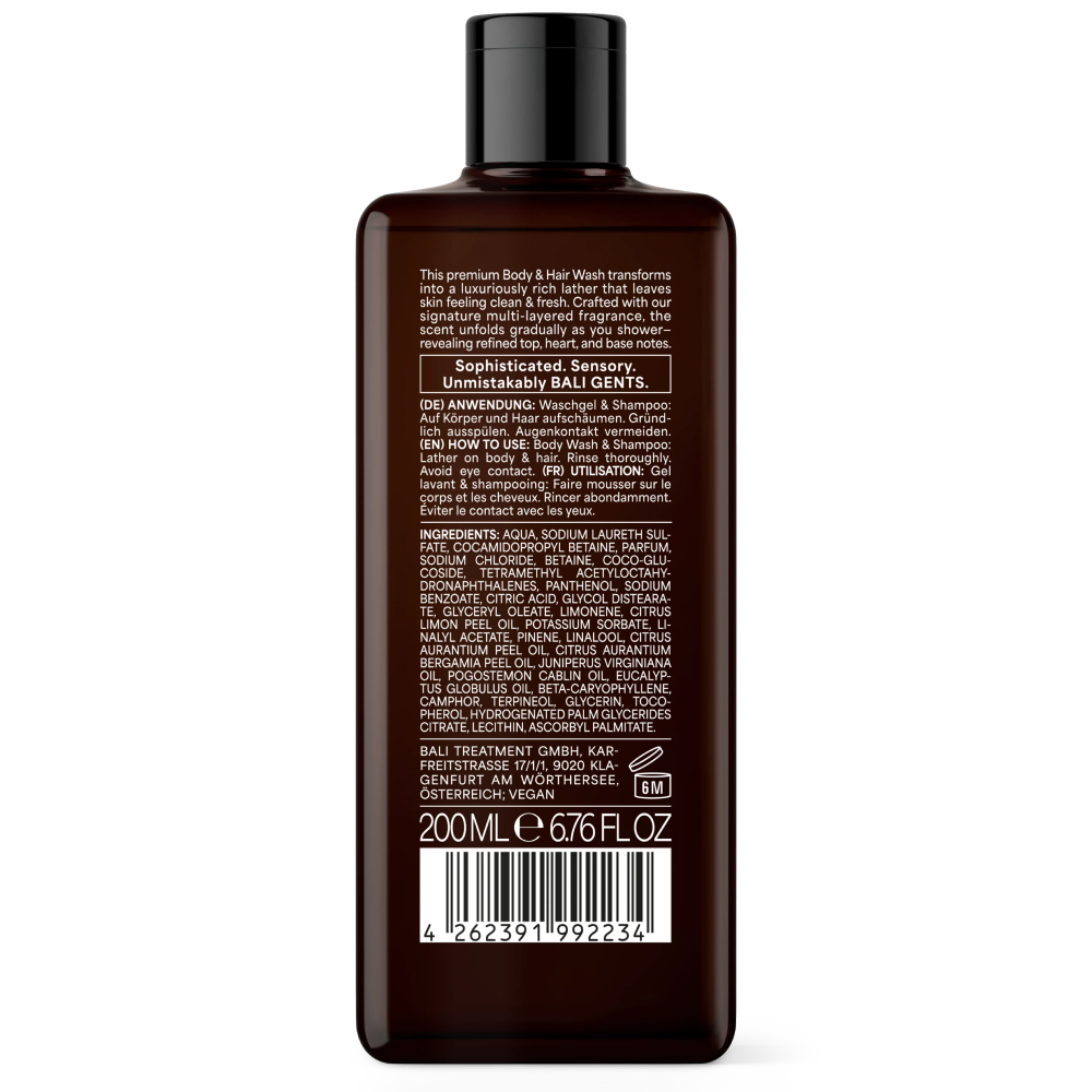 Bali Curls Gents Bodywash Rosemary Ginger 1 200ml