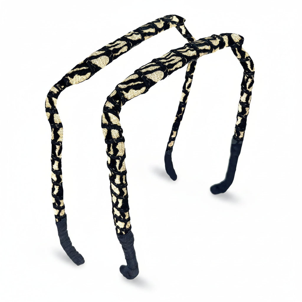 Zazzy Bandz Baige and Black Zebra