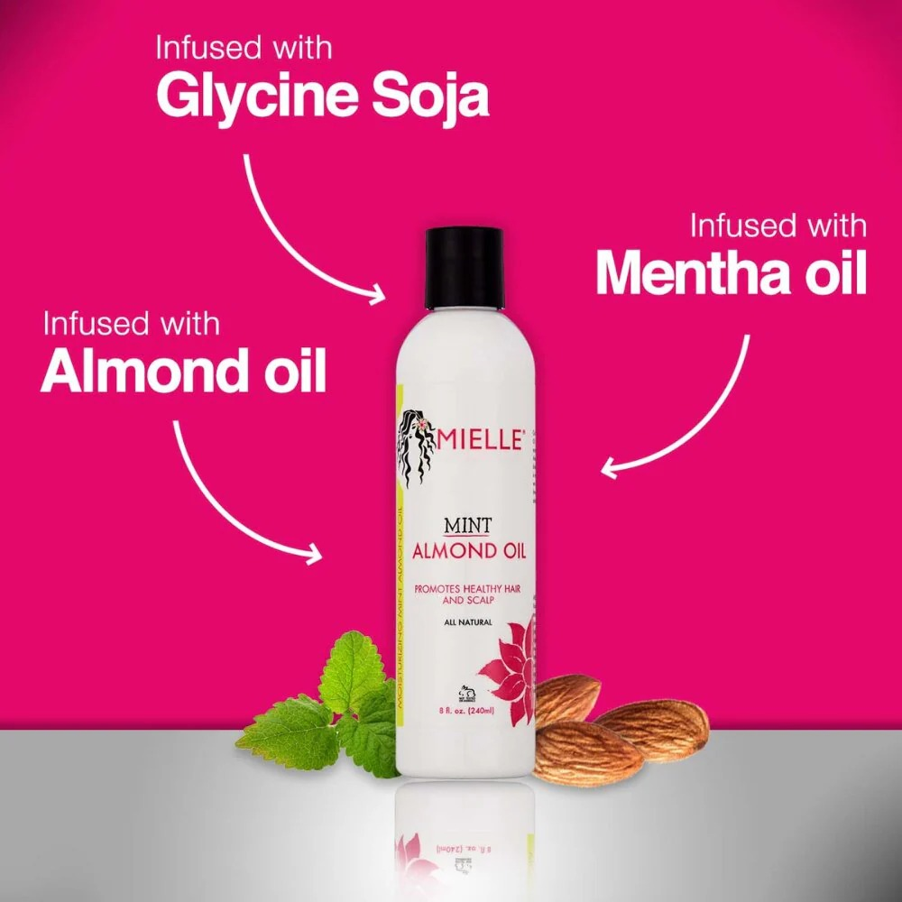 Mielle Mint Almond Oil 8oz-Multi Oil-Aladin Beauty