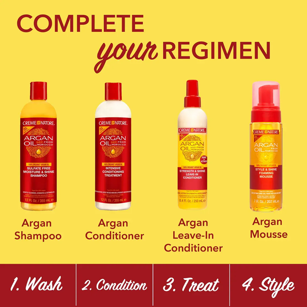 Creme of Nature Argan Oil Shine Leave in Condition 8.45 oz