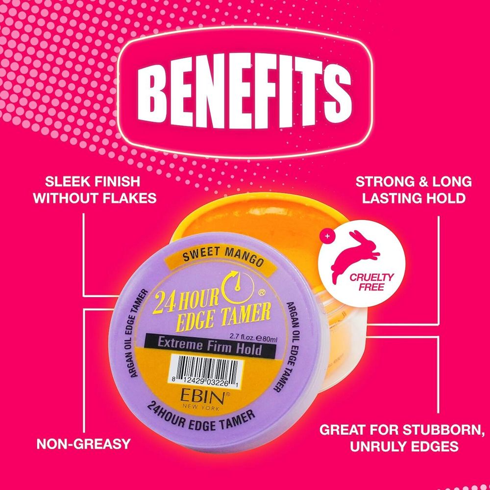 Ebin 24HR Edge Tamer 250ml-Hair Wax-Aladin Beauty
