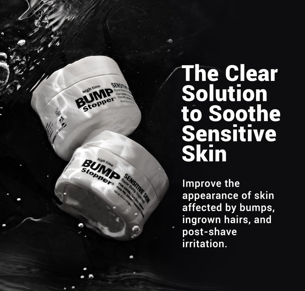 High Time Bump Stopper Treatment 1 Sensitive Labelled 14.2g-Razor Bump Elixir-Aladin Beauty