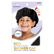 Dream World Kid-Shower Cap Black