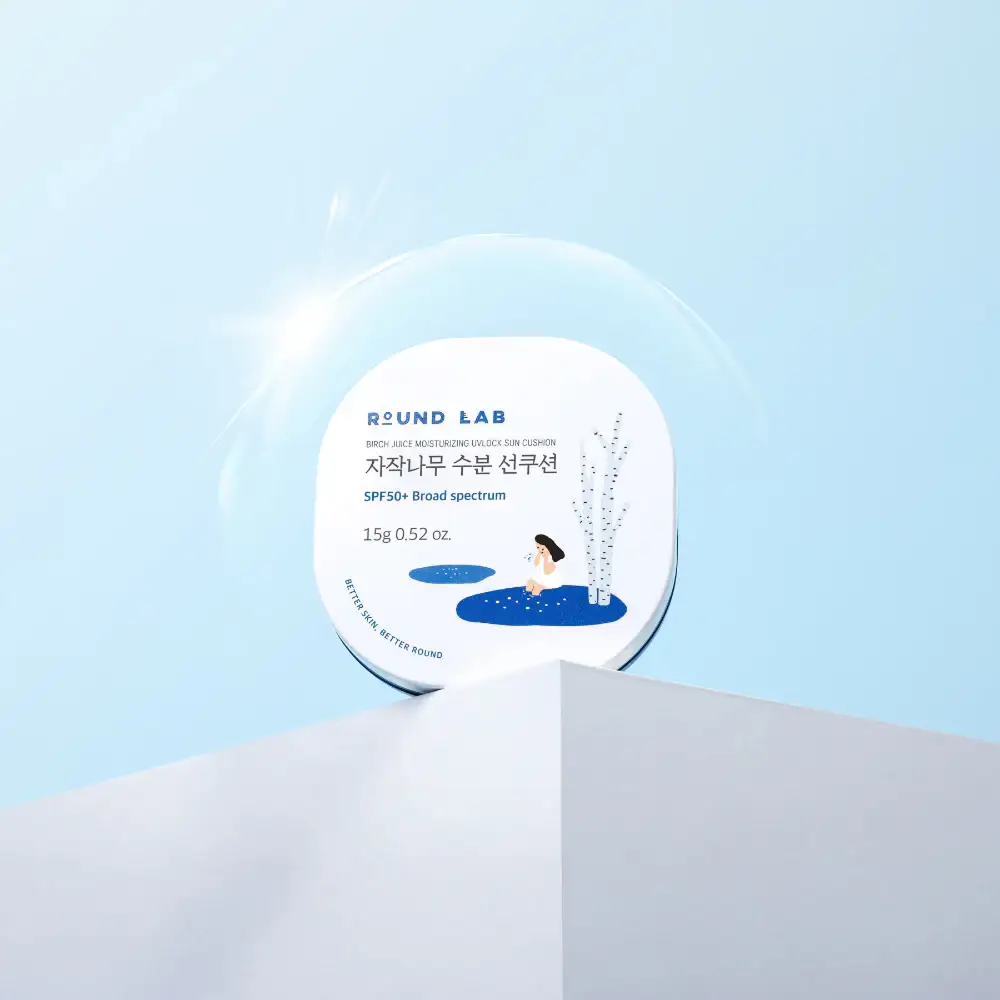 Round Lab Birch Moisturizing Sun Cushion SPF 50+ 15g