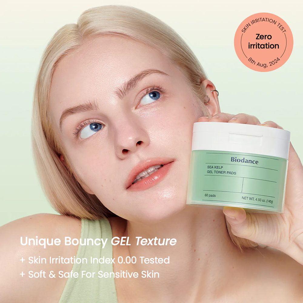 Biodance Sea Kelp Gel Toner Pad 60Pads-Toner Pad-Aladin Beauty
