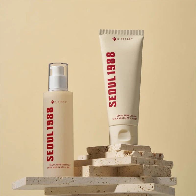 K-Secret Seoul 1988 Cream with 93% Snail Slime and Rice 100ml