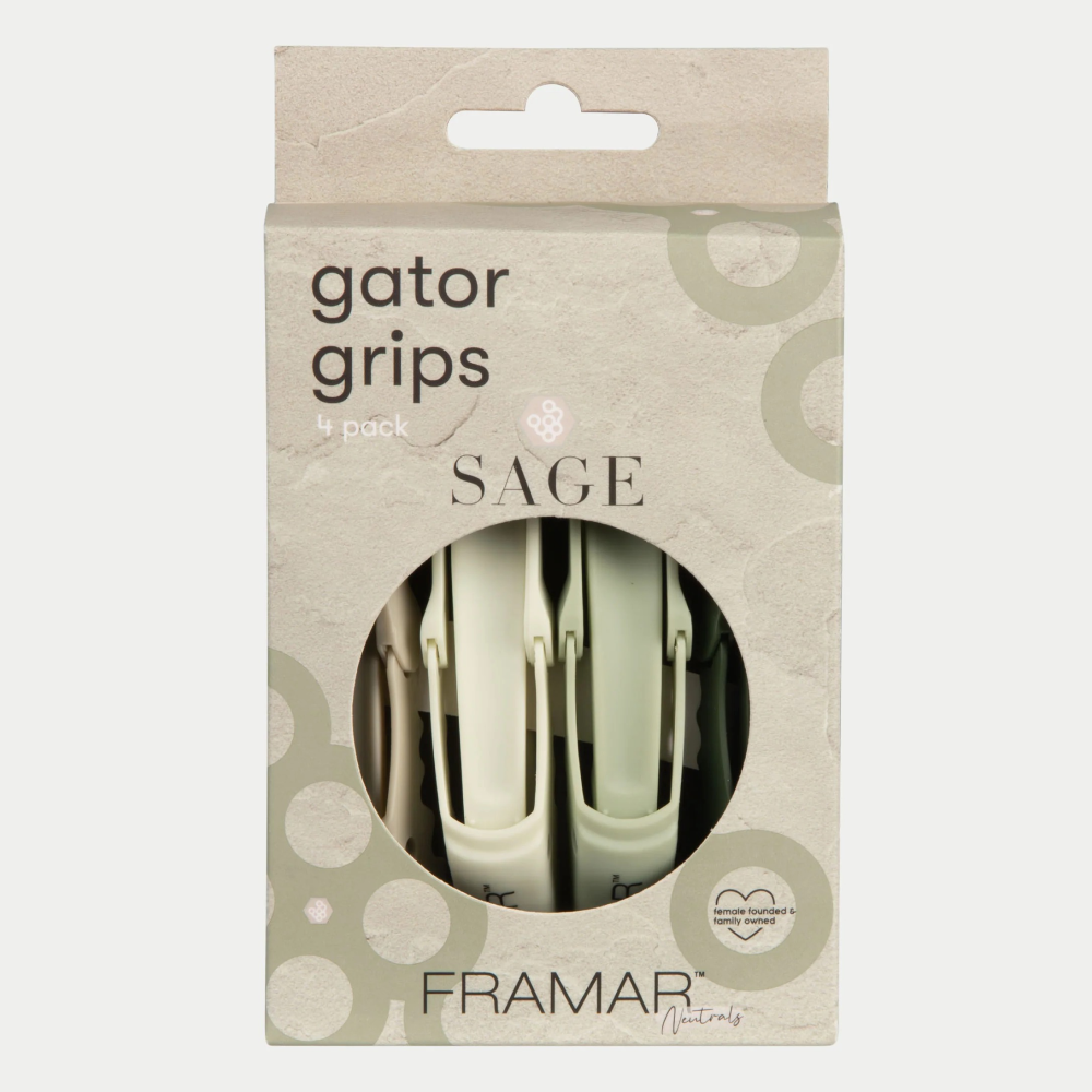 Framar Gator Grips Neutrals Sage 4 Pack