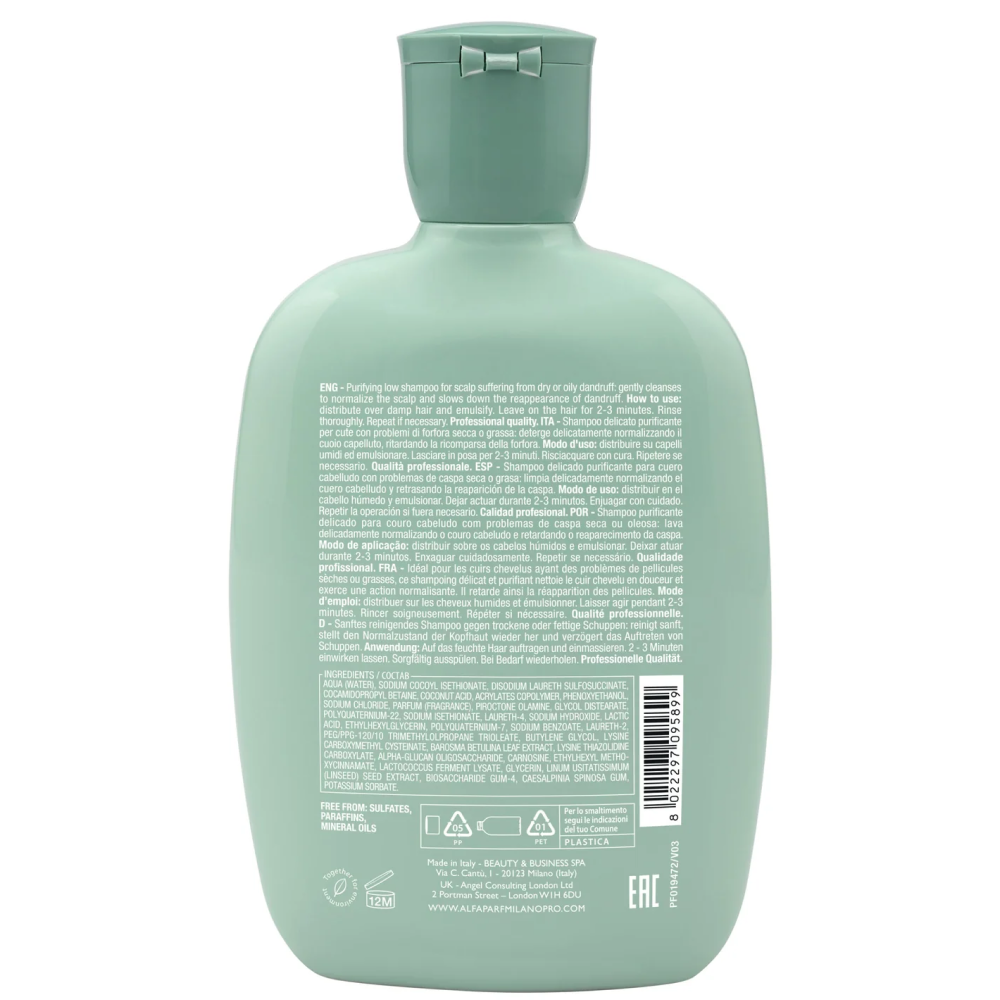 Alfaparf Semi Di Lino Scalp Rebalance Purifying Low Shampoo 250ml