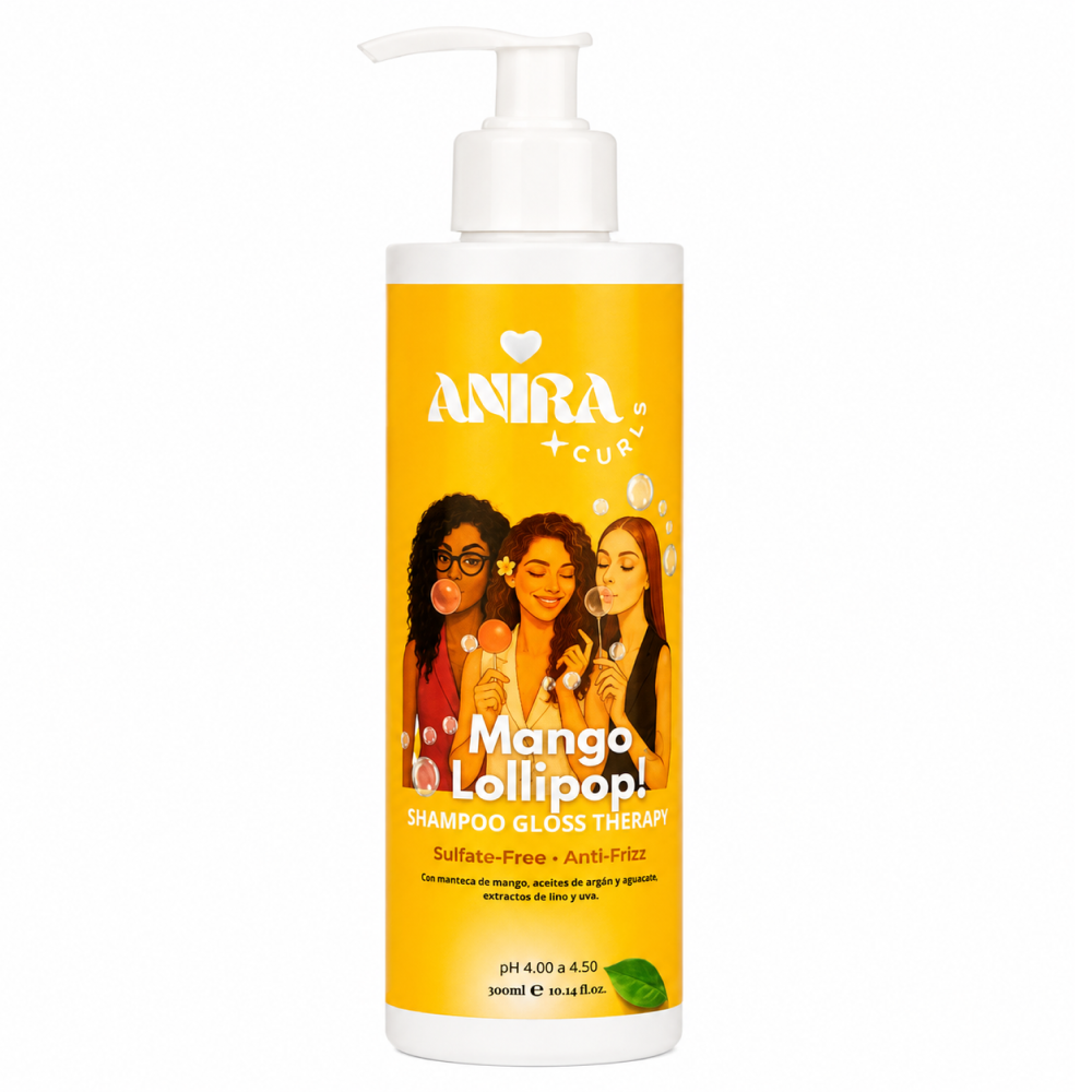 Anira Curls Mango Lolly Shampoo Glans Therapie
