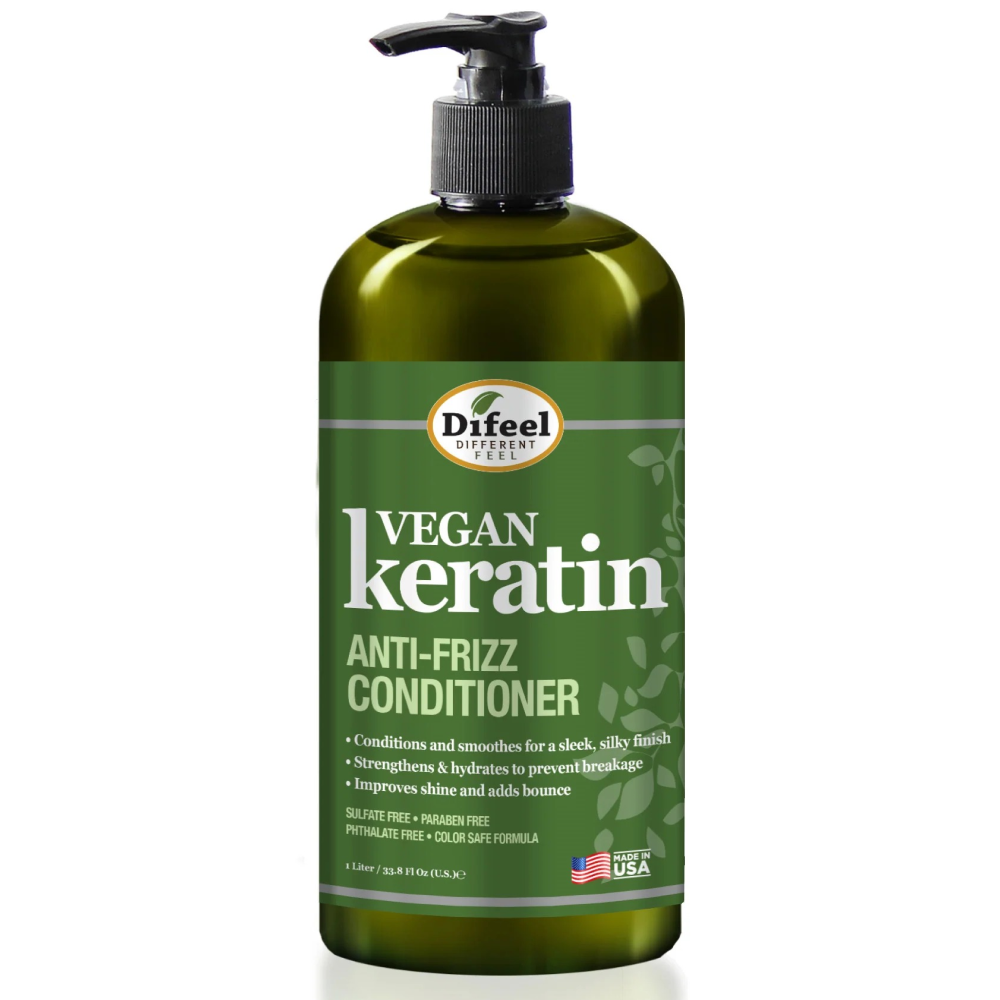 Difeel Vegan Keratin Anti-Frizz Conditioner 12oz-All-Aladin Beauty