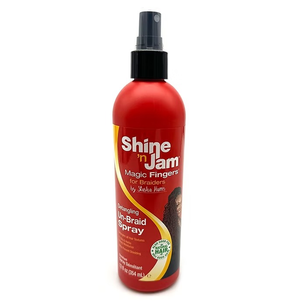 Shine 'n Jam Magic Finger Unbraid Spray 12oz